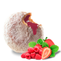 Donuts Americano de Frutas Vermelhas 6x70g - Melhor Bocado