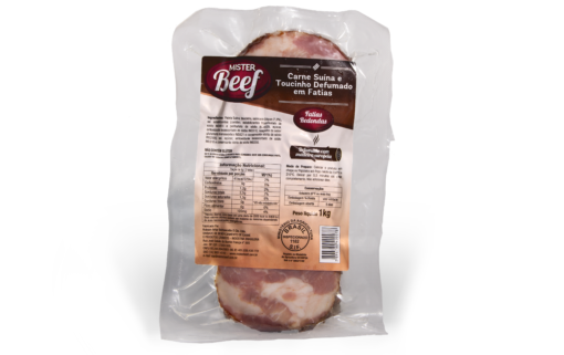 Bacon Redondo Fatiado Pacote 1Kg - Mister Beef 1