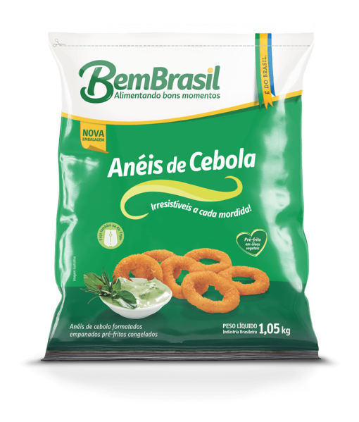 Anéis de Cebola Pacote 1Kg - Bem Brasil 1